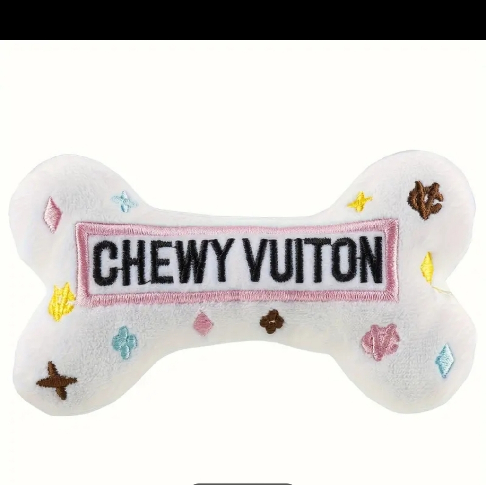 Chewy Vuiton Dog Squeek Toy